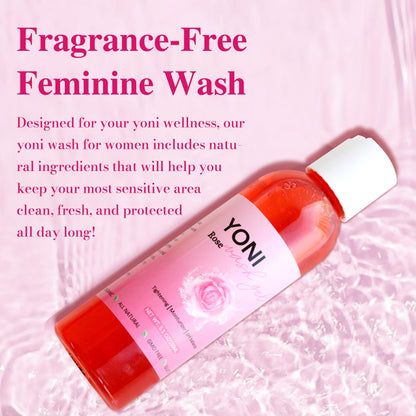 Aromlife Rose Yoni daily Wash Set - Yoni Oil & Yoni Bar & Yoni Feminine Wash, Ph Balance for Women AromlifeBuy Supplements Australia