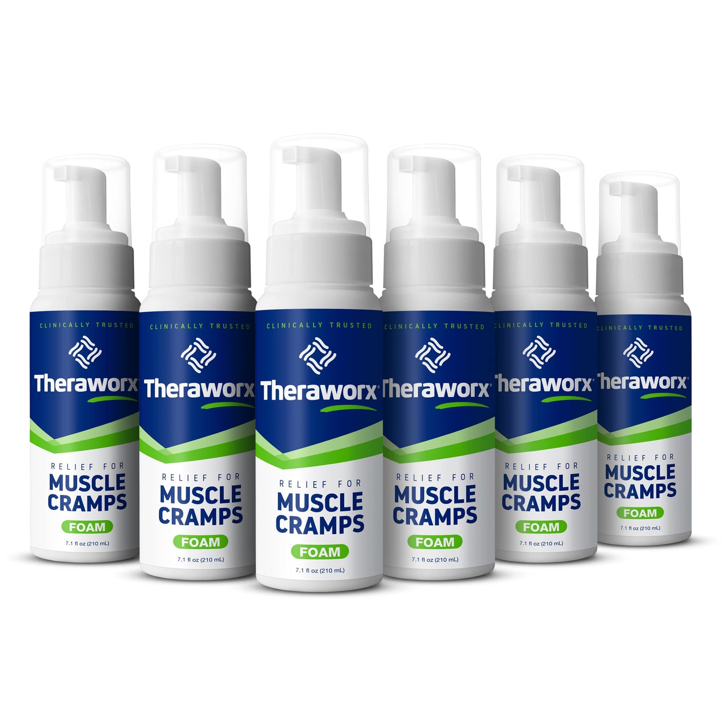 Theraworx Relief Fast-Acting Foam for Leg Cramps, Foot Cramps and Muscle Soreness, 7.1 Oz. (Pack of 6) TheraworxBuy Supplements Australia