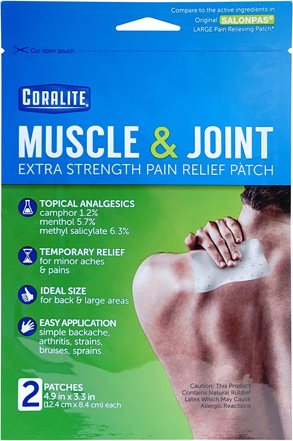 Great Lakes Wholesale 8070790155 2Ct Heat Pain Patch Health Products CoraliteBuy Supplements Australia
