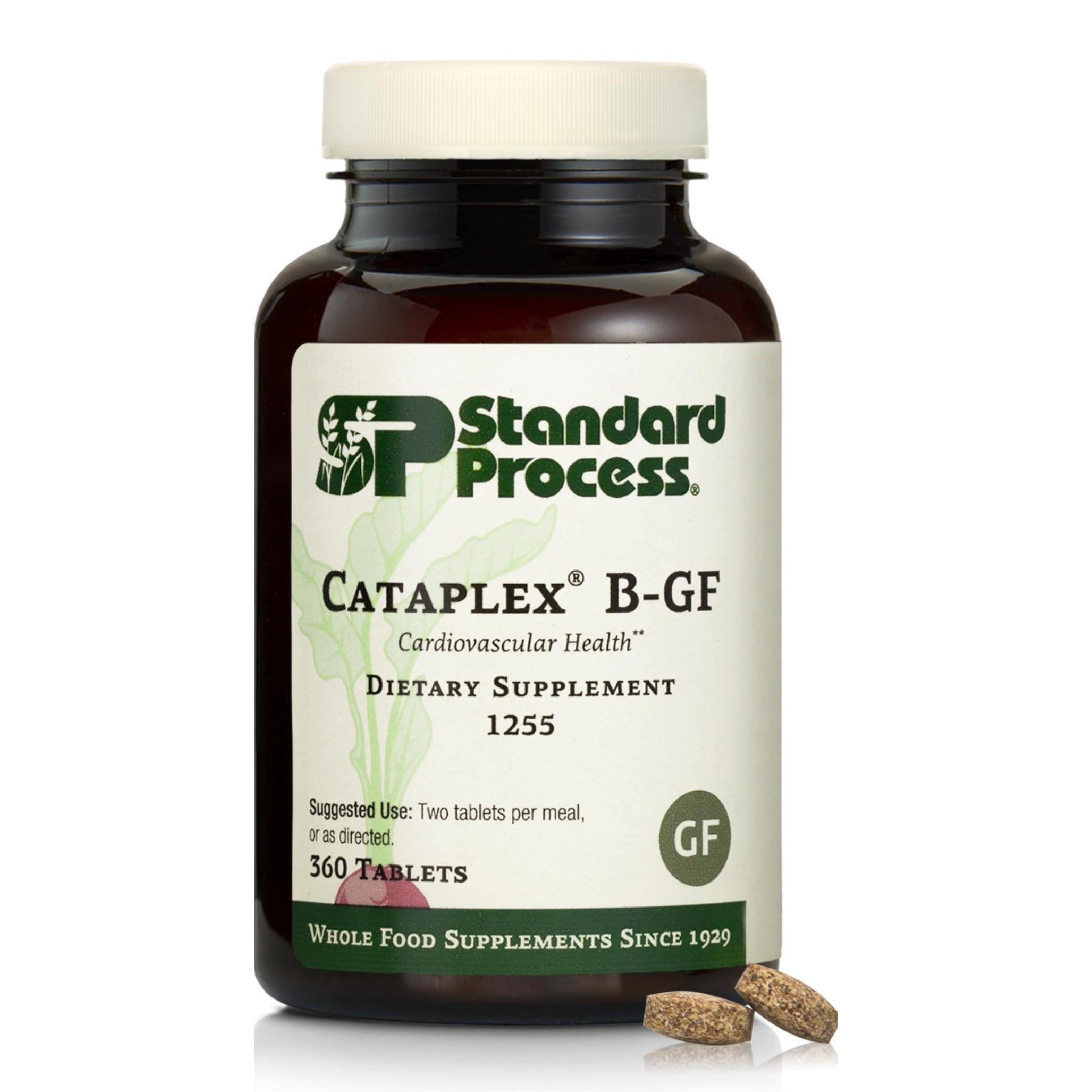 Standard Process Cataplex B-GF - Supports Nervous System Health - B Vitamins for Energy & Heart Support - Aids Energy During Physical Activity - Gluten-Free, Non-Soy & Non-Dairy - 360 Tablets Standard Process Inc.Buy Supplements Australia