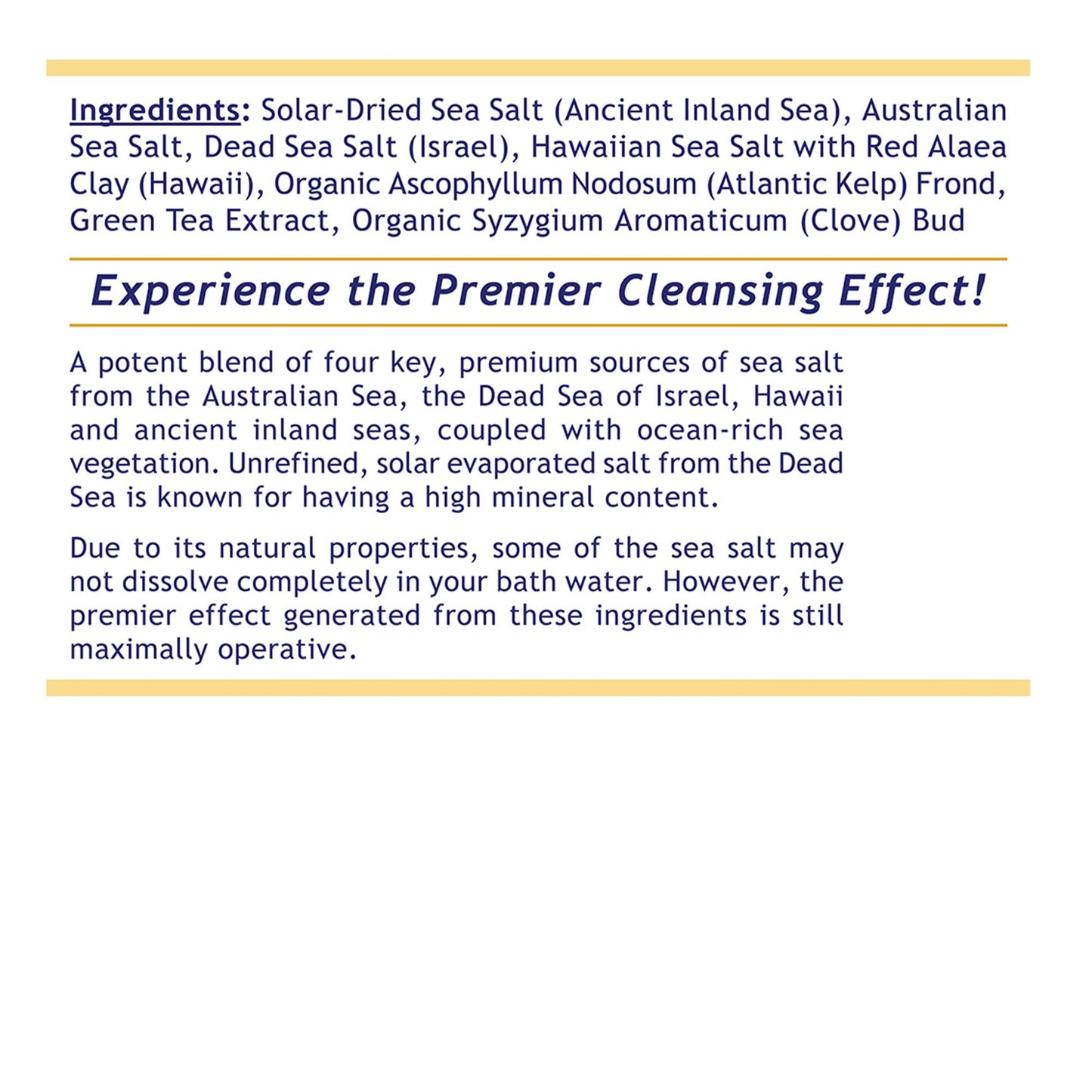 Premier Research Labs Medi-Soak - Bath Salts for Foot and Body Soak, Sea Salt Bath for Women and Men, Relaxing Mineral Bath Soak, Gentle Exfoliant, Organic, Vegan, No Added Fillers - 2 Lb Premier Research LabsBuy Supplements Australia