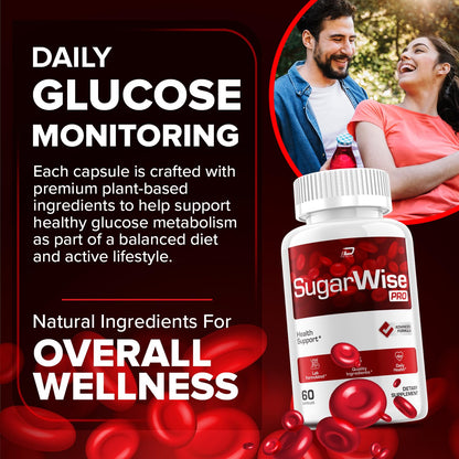 SugarWise Capsules – SugarWise Pro Natural Blend Daily Health Vitamins Supplement (5 Pack - 300 Capsules) IndeloBuy Supplements Australia