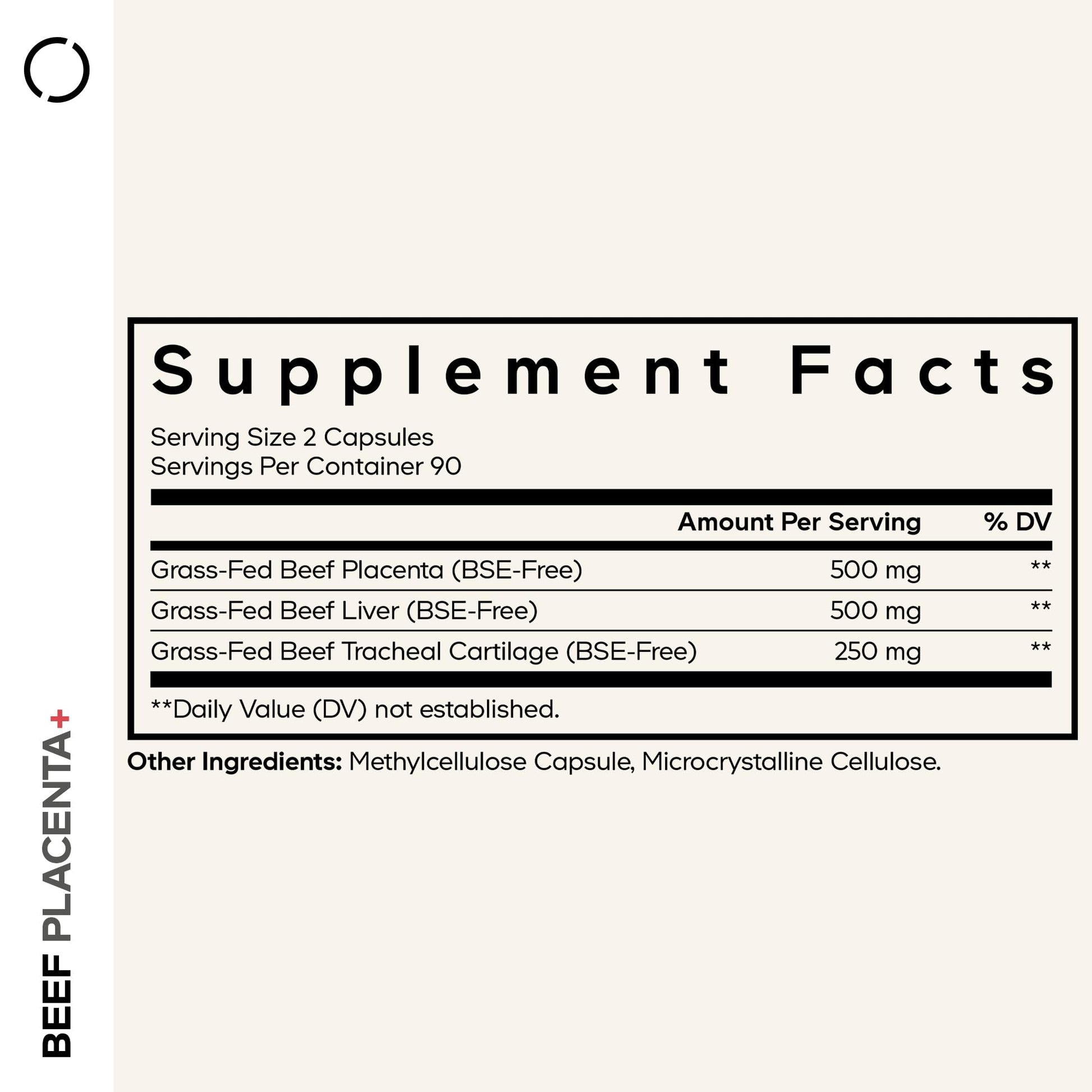 Codeage Grass-Fed Beef Placenta Supplement - Bovine Placenta – Pasture-Raised, Grass-Finished, Undefated, Desiccated - Non-GMO - 180 Capsule CodeageBuy Supplements Australia