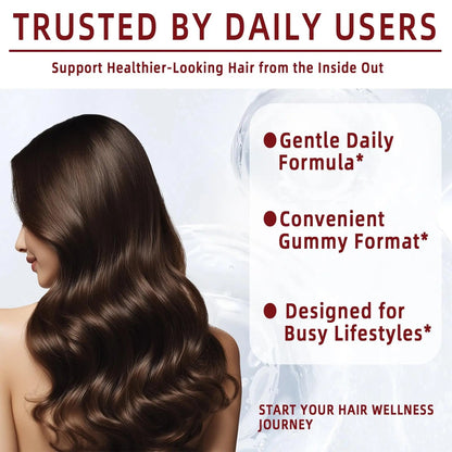 YYLLYY Hair Growth Vitamins Gummies | with Biotin, Vitamin C & E, Botanical Extracts | Supports Healthy Hair Growth & Strength, Skin & Nail Care YYLLYYBuy Supplements Australia
