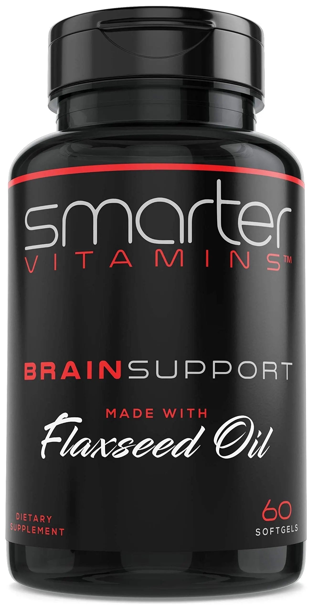 Smarter Brain Support Nootropic Supplement, Made with Alpha-GPC, L-Tyrosine & Acetyl L-Carnitine ALCAR, Flaxseed Oil SmarterVitaminsBuy Supplements Australia