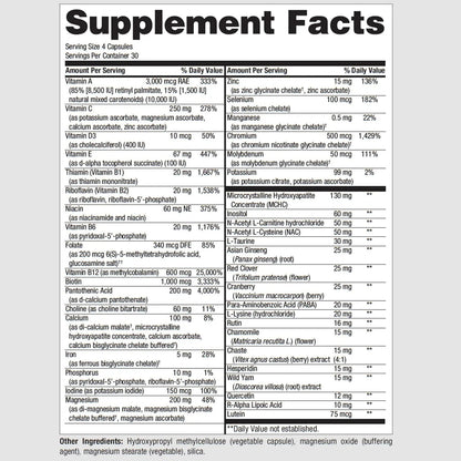 PureFormulas PureMulti for Women - Comprehensive Multivitamin for Women with Essential Nutrients and Herbal Support Womens Daily Multivitamins PureFormulas