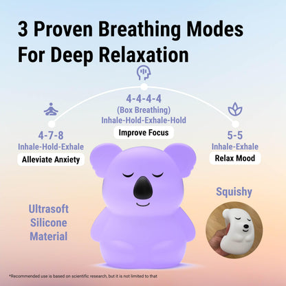 Breathing Pal 'Kyle'- Squishy Mindfulness Visual Breathing Guide, 3 Breathing Modes InnoCityBuy Supplements Australia