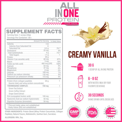 Forzagen All in One Protein for Her, Protein Powder for Women with Collagen Peptides ForzagenBuy Supplements Australia