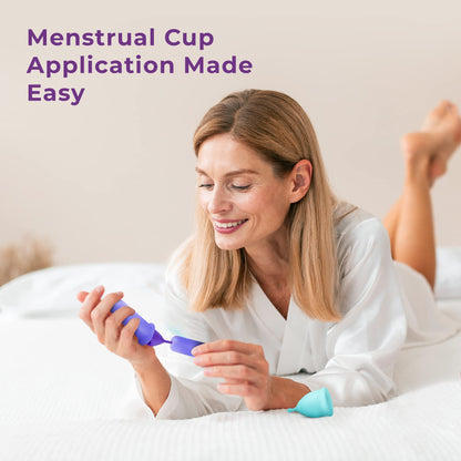 Ecoblossom Menstrual Cup Applicator Tool - Comfortable & Easy Insertion - Compatible EcoBlossomBuy Supplements Australia