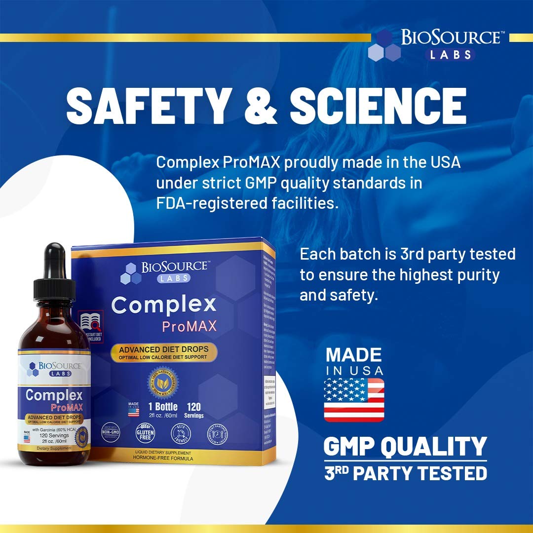 BioSource Labs Complex ProMAX Premium Diet Drops (1 x 2 oz Bottle) BioSource LabsBuy Supplements Australia