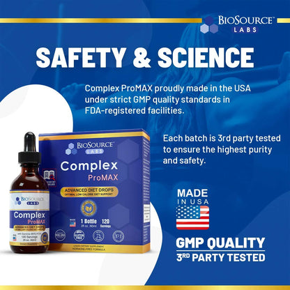 BioSource Labs Complex ProMAX Premium Diet Drops (1 x 2 oz Bottle) BioSource LabsBuy Supplements Australia