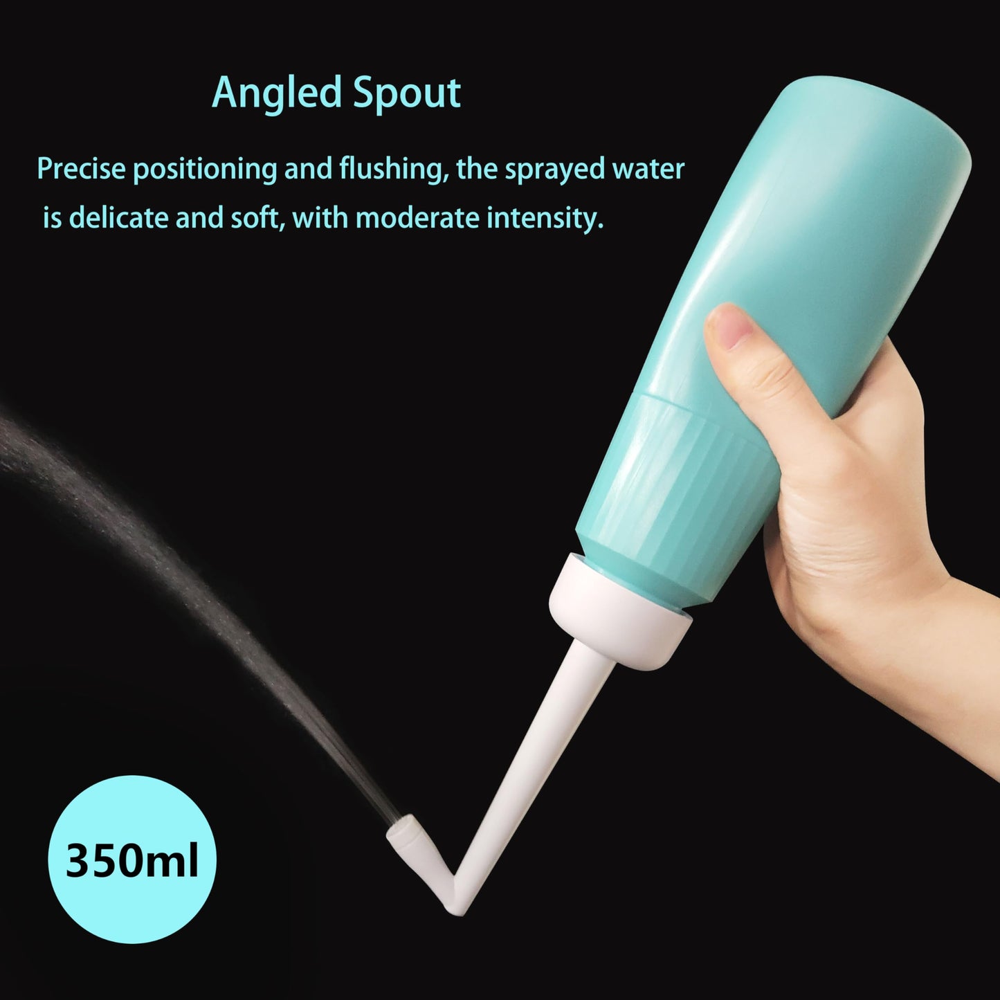 Portable 11.8 Oz Bidet, Feminine Care Irrigator, Retractable Nozzle Travel Bidet with 60° Elbow XYJunTechBuy Supplements Australia