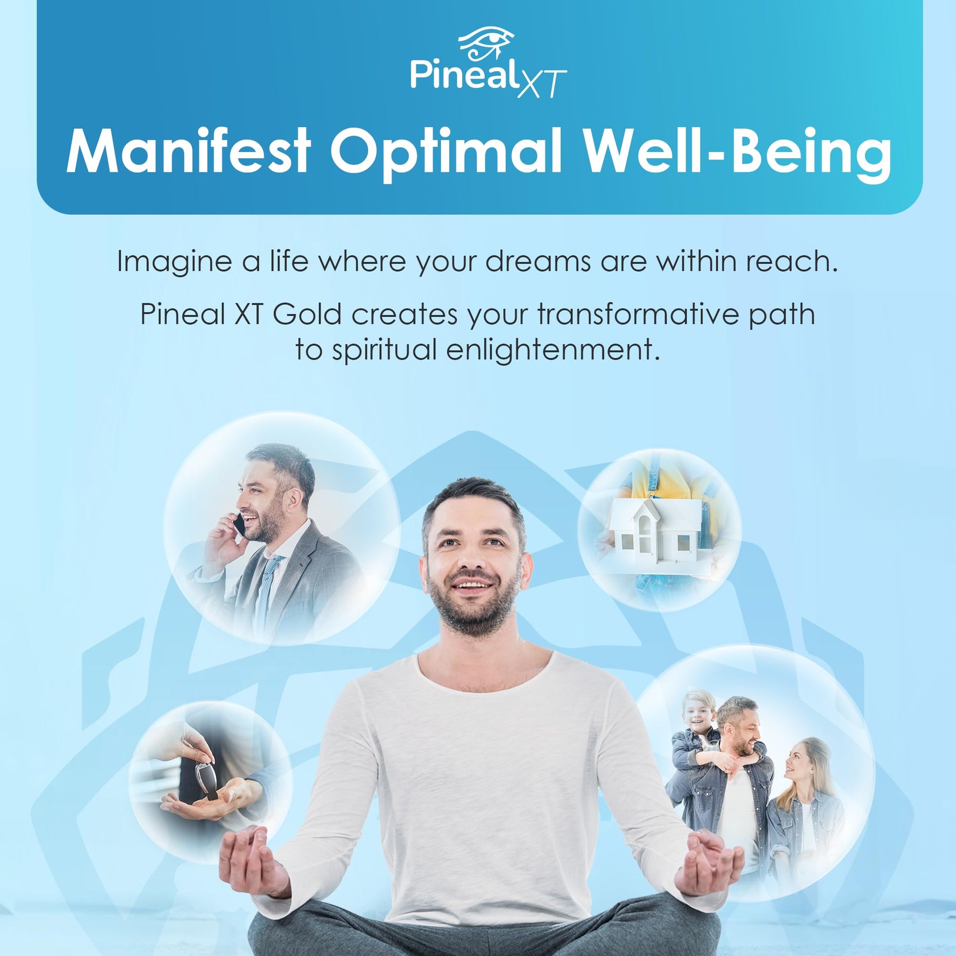Nutraville Pineal XT Gold - Pineal Gland Supplement - Third Eye Awakening - Focus and Memory Supplement for Brain - 7 Powerful Ingredients Decalcify, Detox, and Activate Your Pineal Gland, 2 Pack NutravilleBuy Supplements Australia