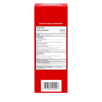 Tylenol Precise Cooling Cream, Strong Pain Relief with Fast-Acting Sensation, 4% Lidocaine, 1% Menthol, Maximum OTC Strength Relief for Back, Muscle & Joint, Numbing Cream Rollerball Applicator, 4 oz TylenolBuy Supplements Australia
