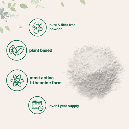 Pure L-Theanine Powder, 100 Grams (1 Year Supply), Filler Free, No GMOs and Vegan Micro IngredientsBuy Supplements Australia