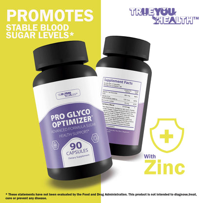 Pro Glyc0 Optimizer - Our Best Sugar Health Support Supplement - Our Best Overall Blood Health & Blood Circulation Support Supplement - Natural Blood Balance Blood Booster Pills True You HealthBuy Supplements Australia