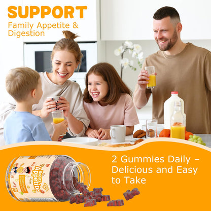 Appetite Booster Gummies for Kids Adults – Natural Blend of Hawthorn Zinc Carrot Supports Digestion Helps Increase Appetite, Promotes Healthy Eating Habits for Picky Eaters (Mixed Fruit Flavor) HeallianceBuy Supplements Australia