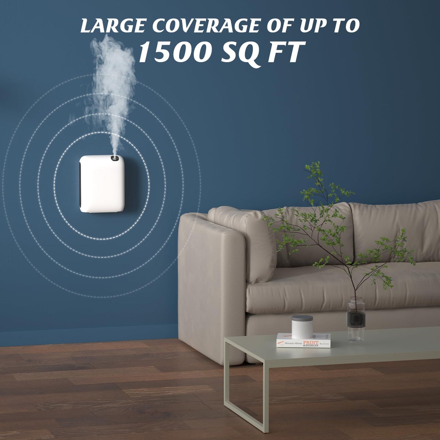 Barthelemy Scent Air Machine for Home, 1500 Sq. Ft Coverage Waterless Essential Oil Diffuser BarthelemyBuy Supplements Australia