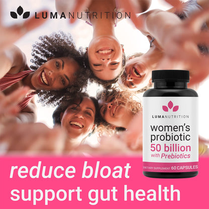 Luma Nutrition Probiotics for Women with Prebiotics - 50 Billion CFU - Formulated for Digestive Luma NutritionBuy Supplements Australia