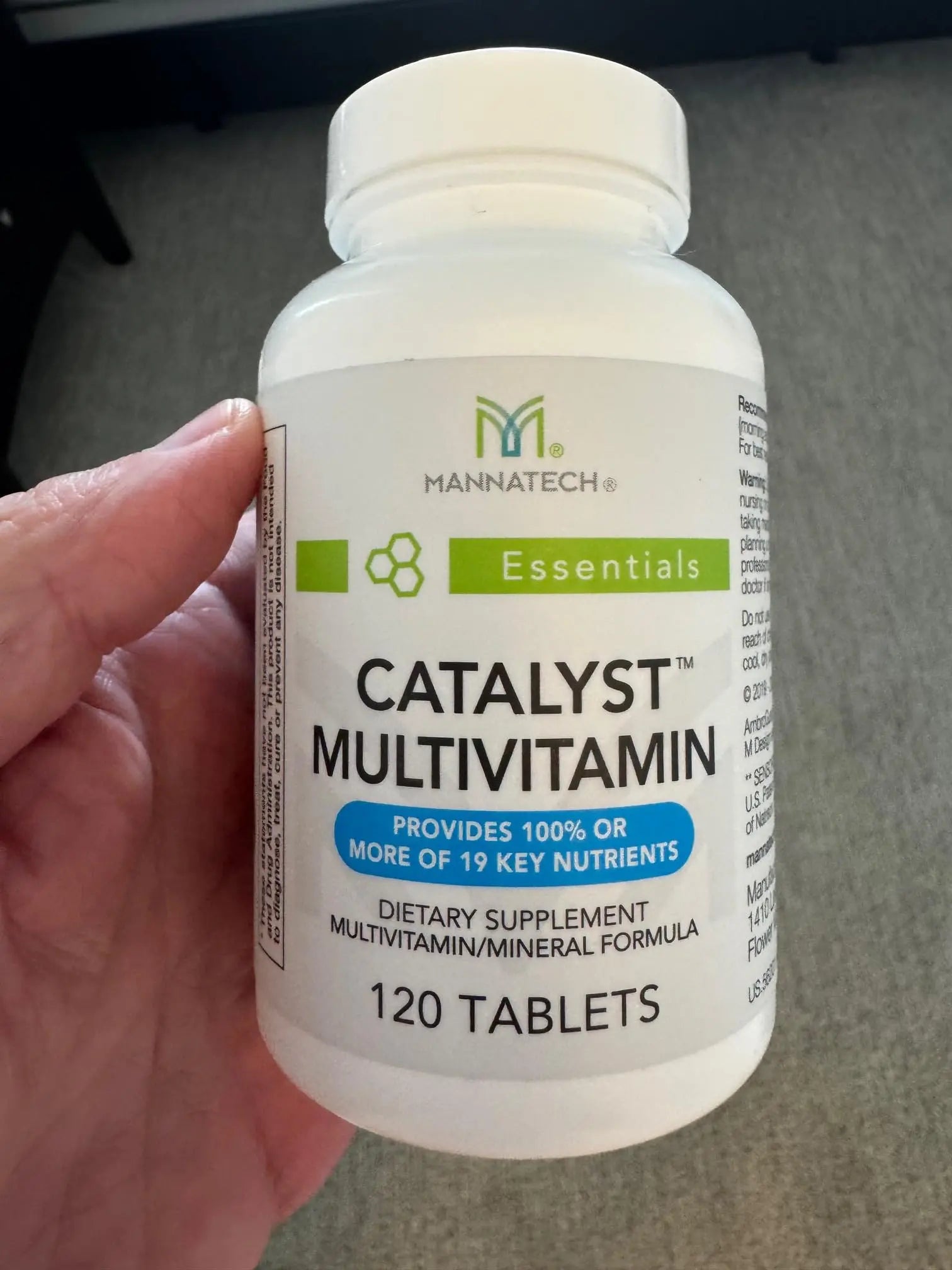 Mannatech Catalyst Multivitamin 120 Tablets, Maximize Your Multivitamin. Provides Antioxidants Vitamin A, Vitamin C, and Vitamin E Mannatech
