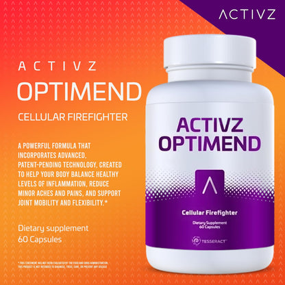 ACTIVZ Optimend - Advanced Joint Mobility and Comfort Support with Enhanced Bioavailability Using CyLoc Dextrin and DexKey Technology - 60 Capsules ACTIVZBuy Supplements Australia