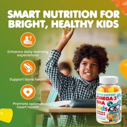 DR. MORITZ Omega 3 Gummies (90 Count) and Kids Multivitamin Gummies Bundle (60 Count) - for Daily Health Support - Vegan DHA Omega 3 for Kids DR. MORITZBuy Supplements Australia
