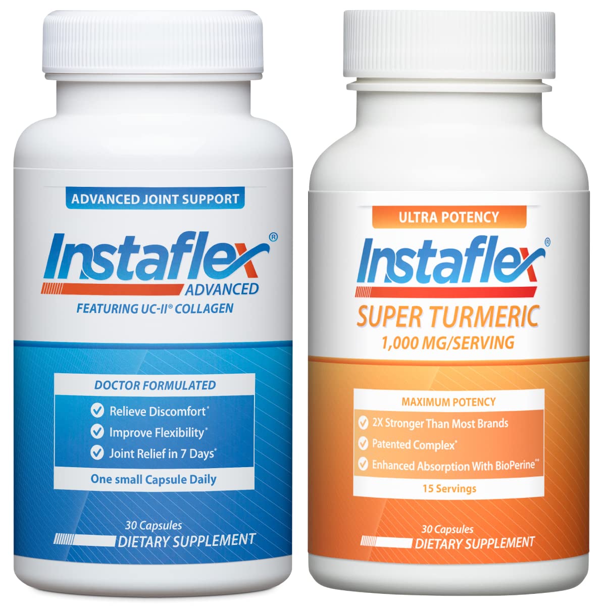 Instaflex Advanced Joint Support and Super Turmeric with Bioperine InstaflexBuy Supplements Australia
