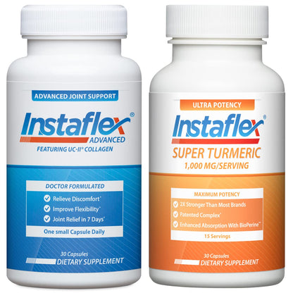 Instaflex Advanced Joint Support and Super Turmeric with Bioperine InstaflexBuy Supplements Australia