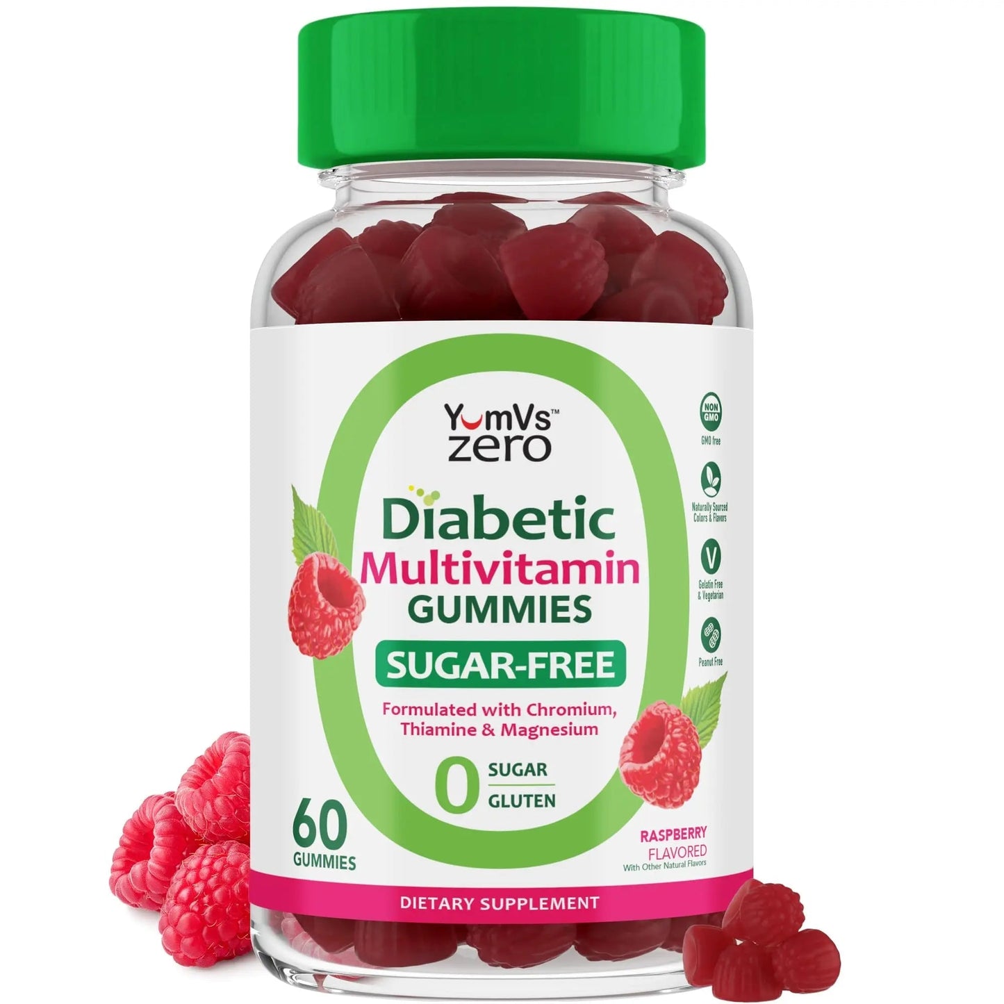 YUM-V'S Multivitamin for Women & Men – Sugar Free Multivitamin Gummies – Zero Sugar Gummy with Chromium, Thiamine & Magnesium YUM-V'SBuy Supplements Australia