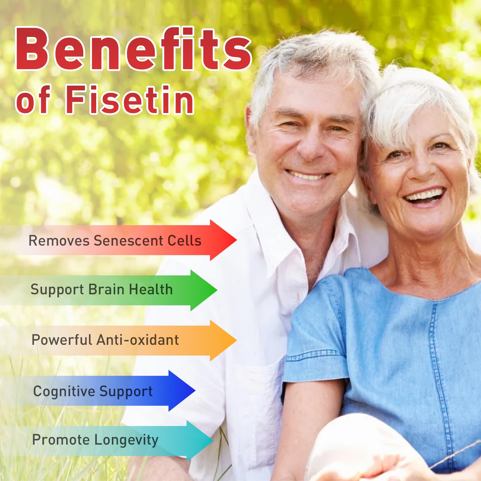 Uarcool Fisetin Supplement 2000mg for Healthy Aging and Longevity, Skin Health, Brain - Soy Free, Vegetarian - 60 Softgels UarcoolBuy Supplements Australia