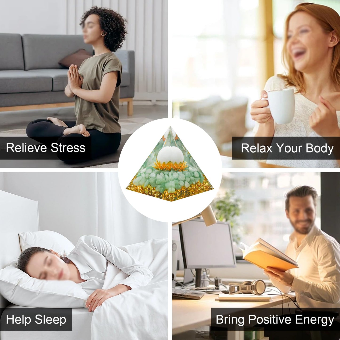 MrMrKura Orgone Pyramids Orgone Energy Pyramid Flower of Life Crystals Organite Obsidian MrMrKuraBuy Supplements Australia