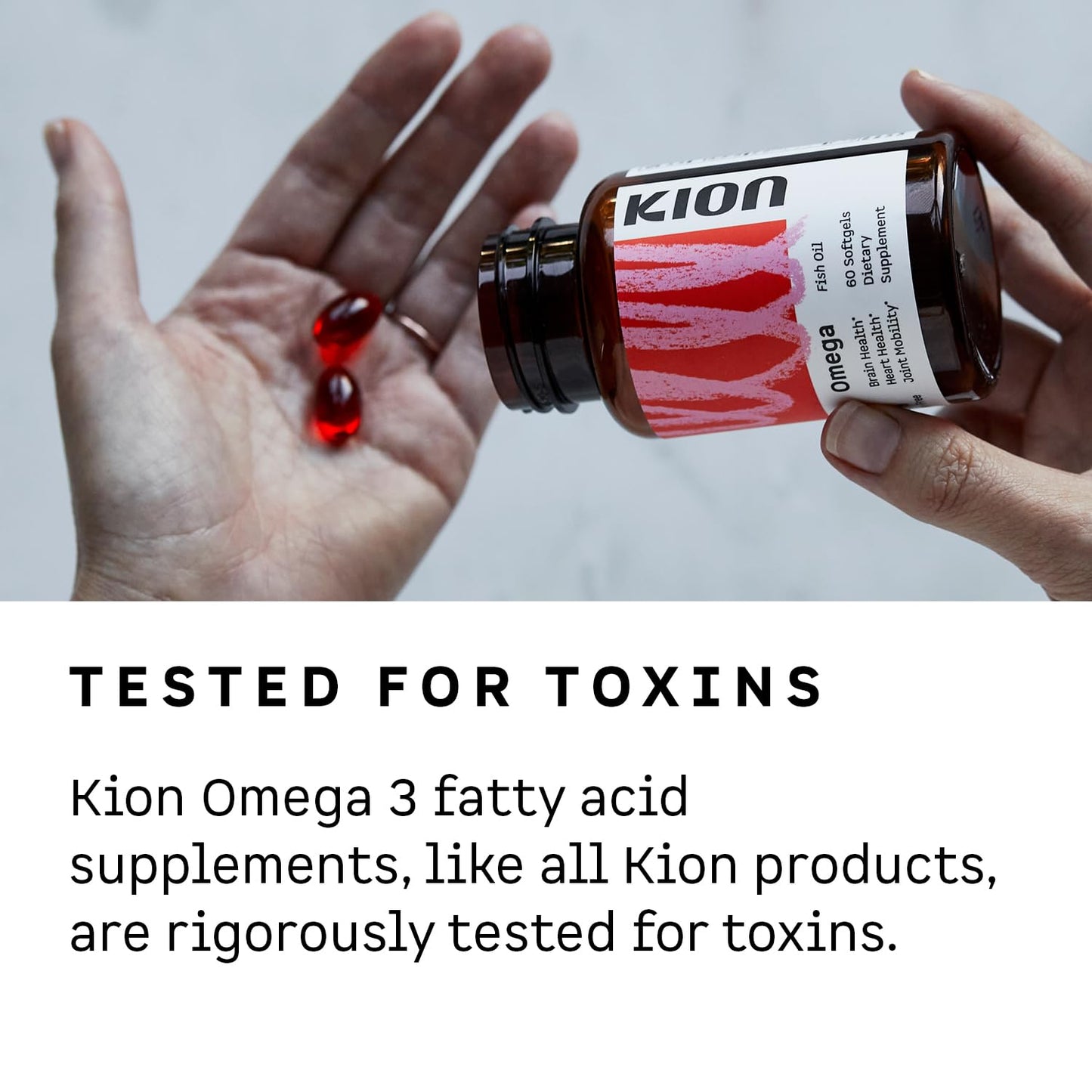Kion Omega - Omega 3 Fatty Acid Supplements - DHA Supplements - Mini Fish Oil Softgels - Omega 3 DHA EPA Fish Oil Pills - Fish Oil 1,000 mg - 30 Servings KionBuy Supplements Australia