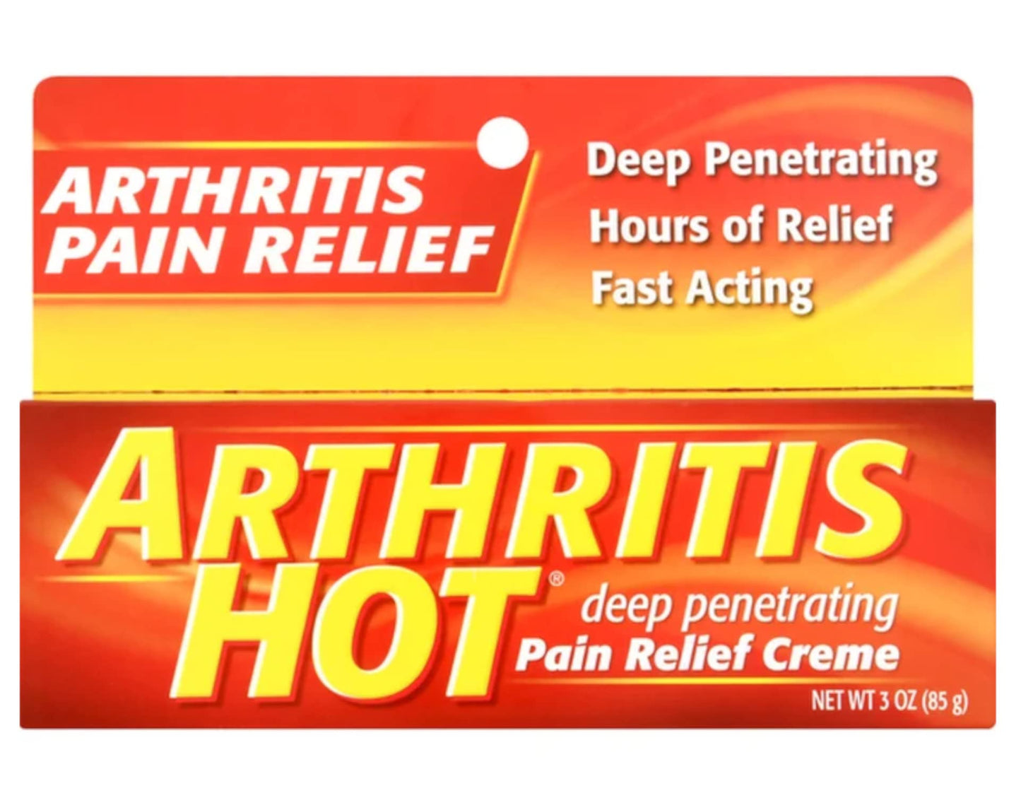 Arthritis Hot Pain Relief Creme 3 oz (Pack of 2) ChattemBuy Supplements Australia