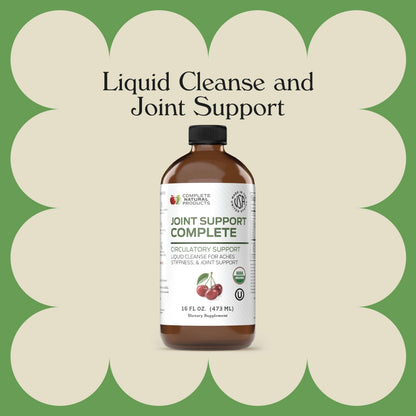 Complete Natural Products Joint Support Complete – 16 Fl Oz Organic Liquid Joint Supplement with Glucosamine Chondroitin MSM – Natural Uric Acid Cleanse & Herbal Joint Health Support for Mobility Complete Natural ProductsBuy Supplements Australia