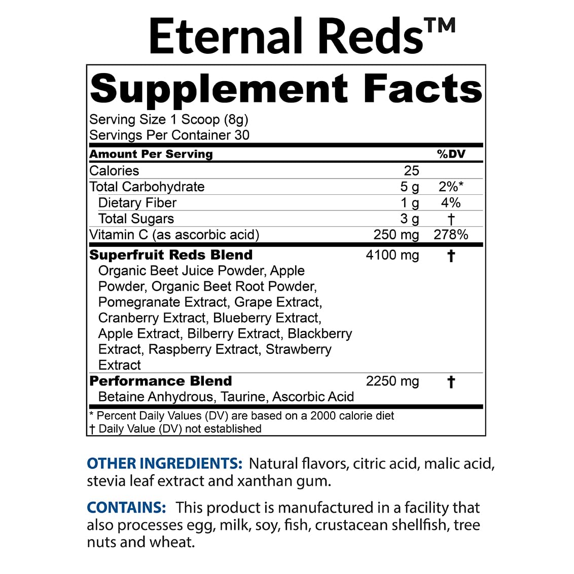BioTrust Eternal Reds, Red Superfoods Powder, Support for Heart Health and Circulation, Energy, Stamina, No Added Sugar or Caffeine, Naturally Flavored and Sweetened, Berry Flavor (30 Servings) BioTrustBuy Supplements Australia