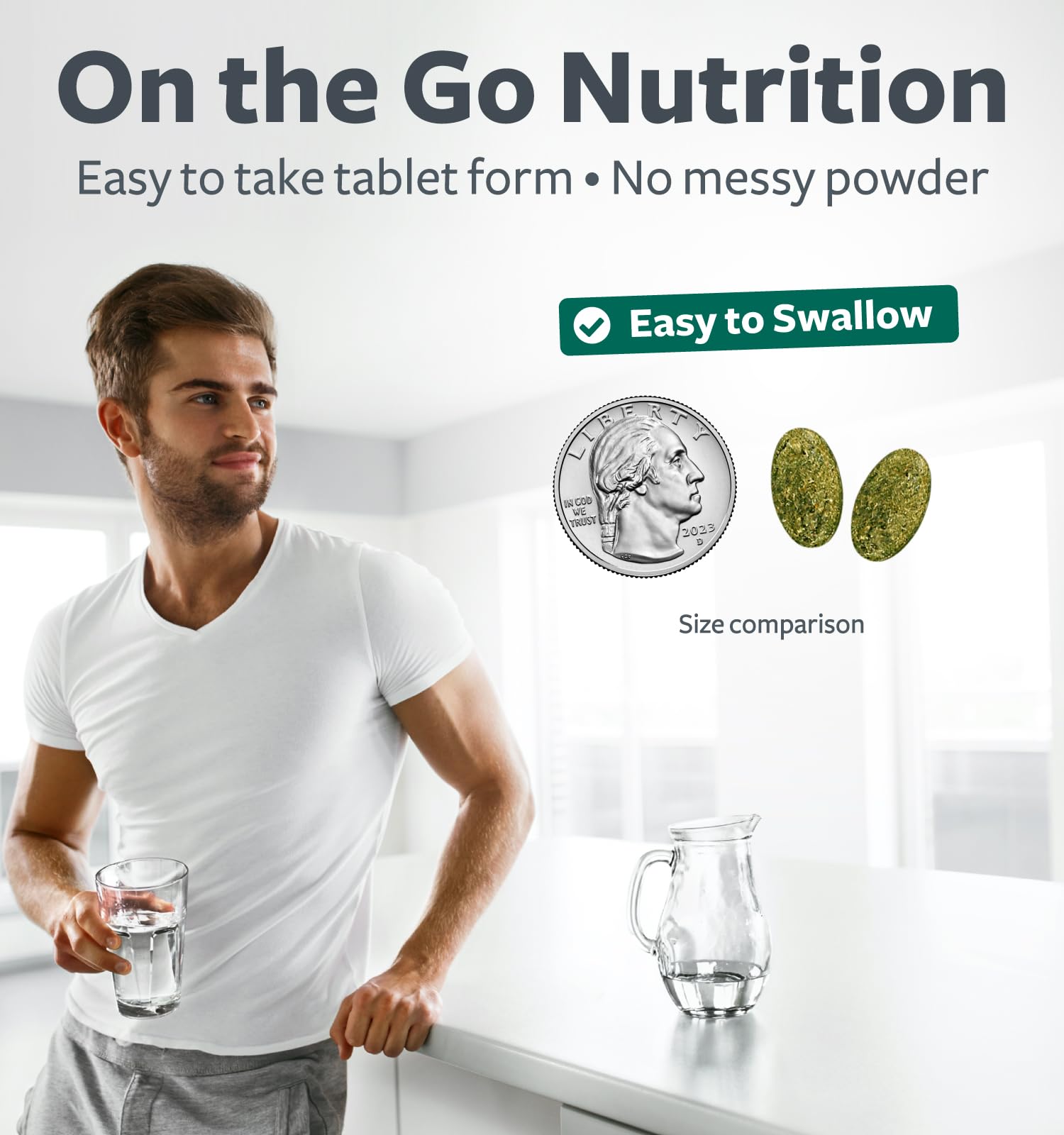 USDA Organic Super Greens Supplement - Organic Greens Fruits and Vegetable Supplement for Adults with 28 Superfood Complex with Superfruits Roots Herbs & More - Vegan & Non-GMO (Up to 1 Month Supply) Healths HarmonyBuy Supplements Australia