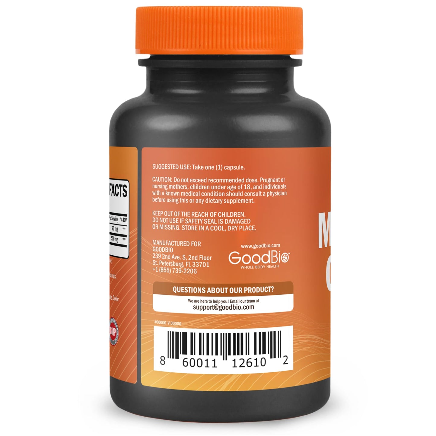 Magnesium Glycinate - High Absorption Magnesium Supplement 500mg Per Serving for Stress Relief, Sleep, Heart and Bone Health, Nerve Support - Non-GMO, Gluten-Free, Gentle on Stomach, 240 Capsules GOODBIOBuy Supplements Australia