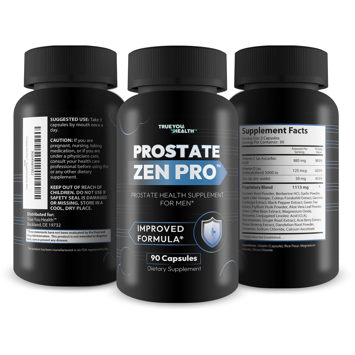 Prostate Zen Pro - Improved Formula - Our Best Prostate Health Supplement for Men - Our Best Prostate Support Supplement for Men’s Health - Natural Prostate Genix ProstaZen True You HealthBuy Supplements Australia