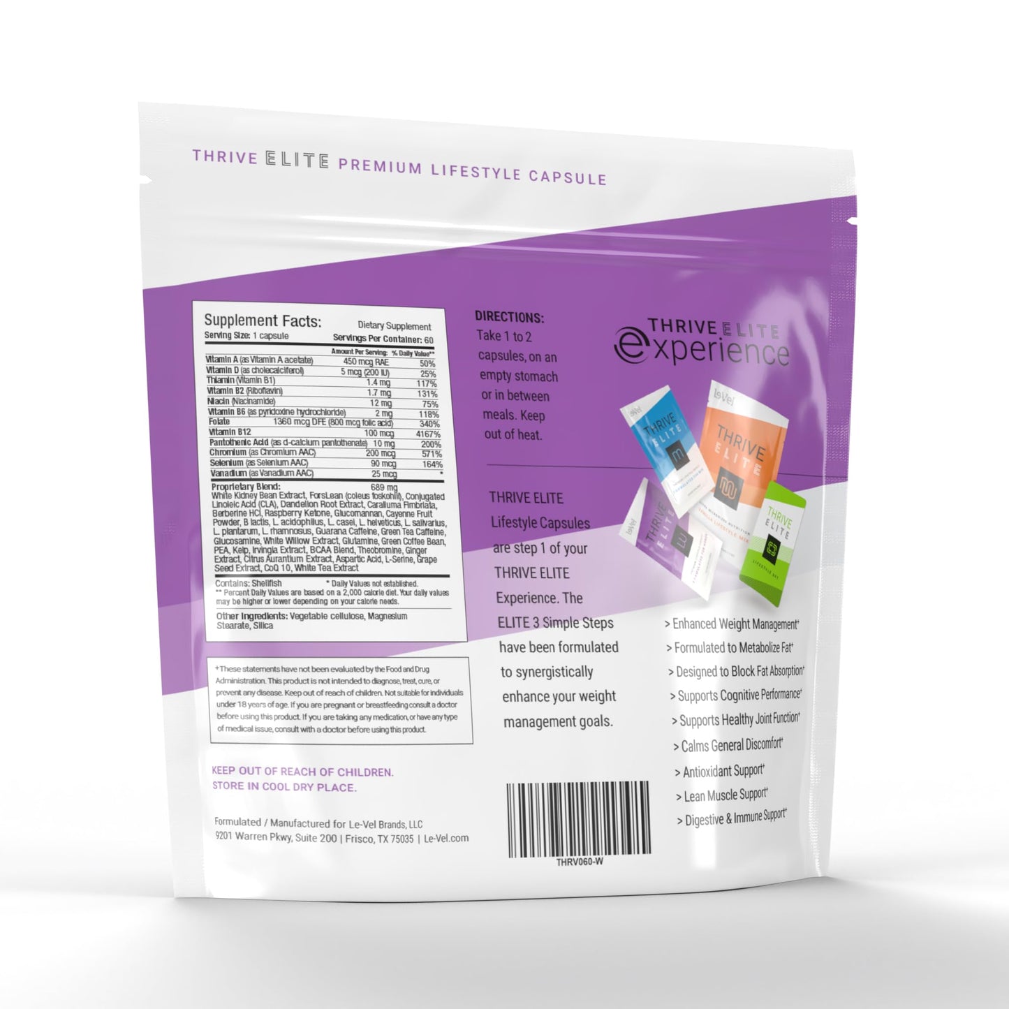 Le-Vel Thrive Elite Premium Lifestyle Capsule for Women | Womens Multivitamin Supplemen Le-VelBuy Supplements Australia