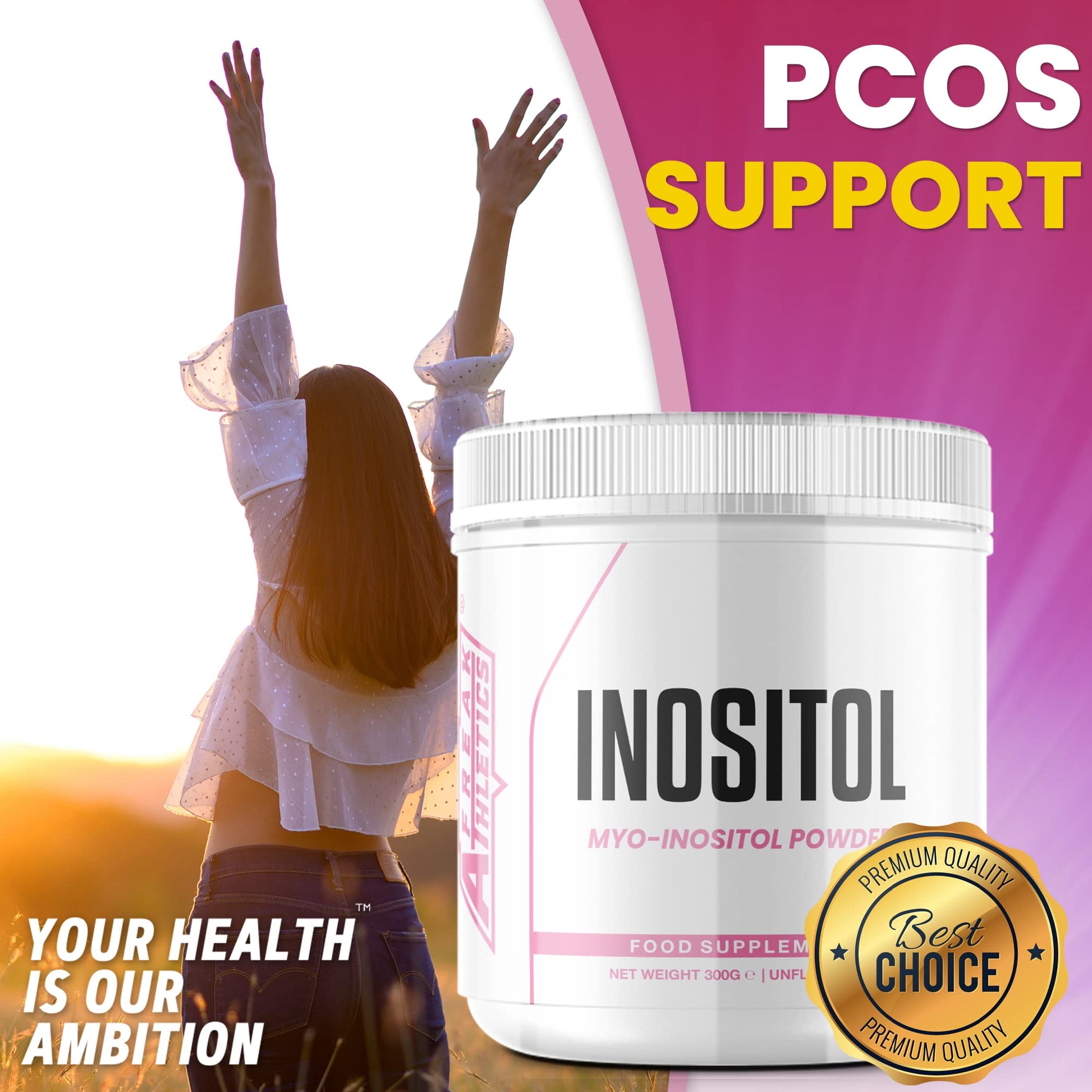 Inositol (Myo-Inositol) Powder 300g | Premium Myo Inositol Powder - Supports Women Freak AthleticsBuy Supplements Australia