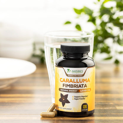 Pure Caralluma Fimbriata Extract Highly Concentrated 1200mg - Natural Endurance Support Nature's NutritionBuy Supplements Australia