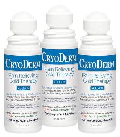 Cryoderm Roll-On 3-Pack, 3 Fl Oz (Pack of 3) CryoDermBuy Supplements Australia