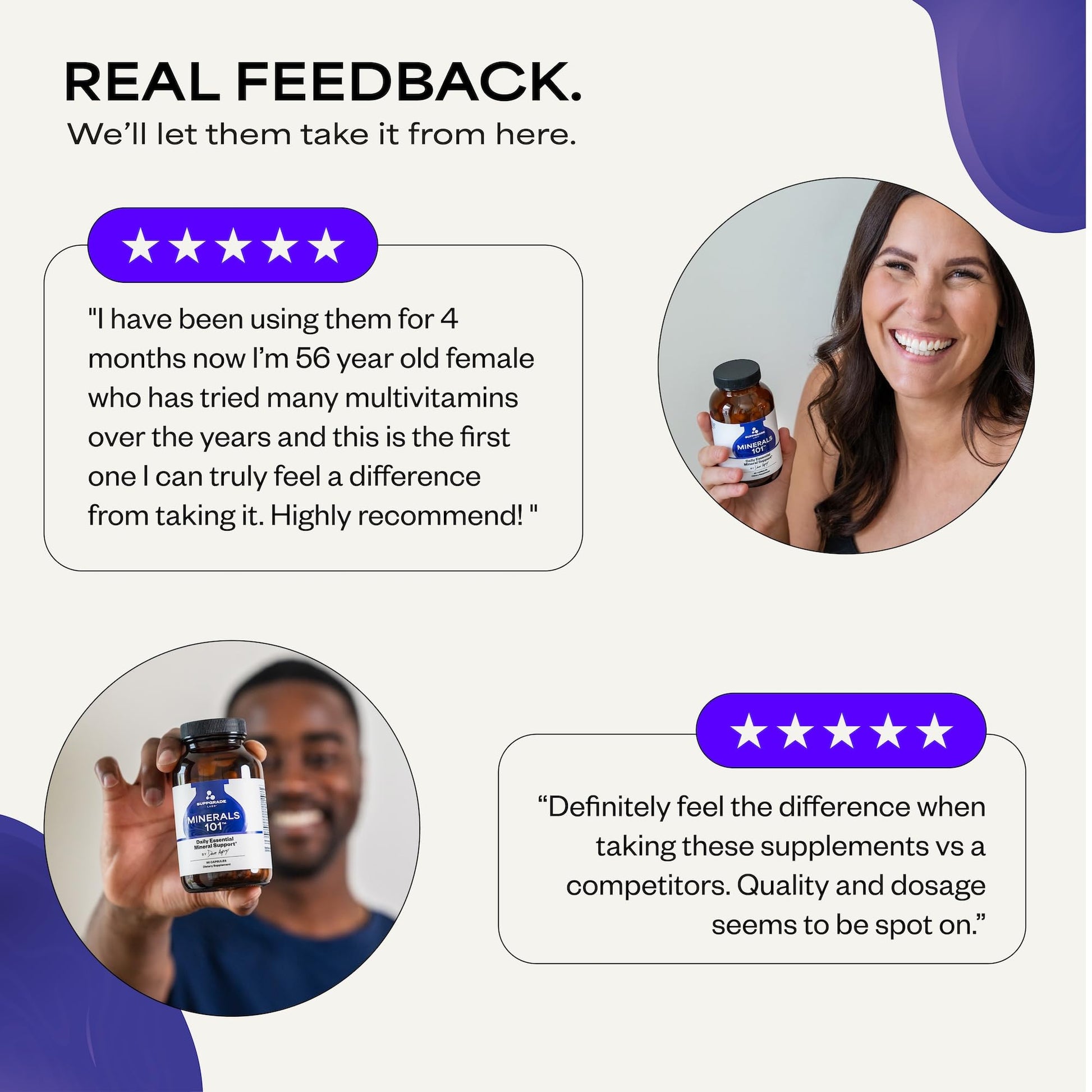 Suppgrade Labs Minerals 101 by Dave Asprey | Daily Essential Mineral Support | Trace Mineral Supplement with Calcium, Magnesium Malate, Chromium, Zinc, Copper, Potassium | 30 Day Supply Suppgrade LabsBuy Supplements Australia