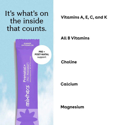 Mixhers Herbaby Pre- & Post-Natal Supplement - Liquid Multivitamin Drink Mix - With Iron, Choline & Methylated Folate MIXHERSBuy Supplements Australia