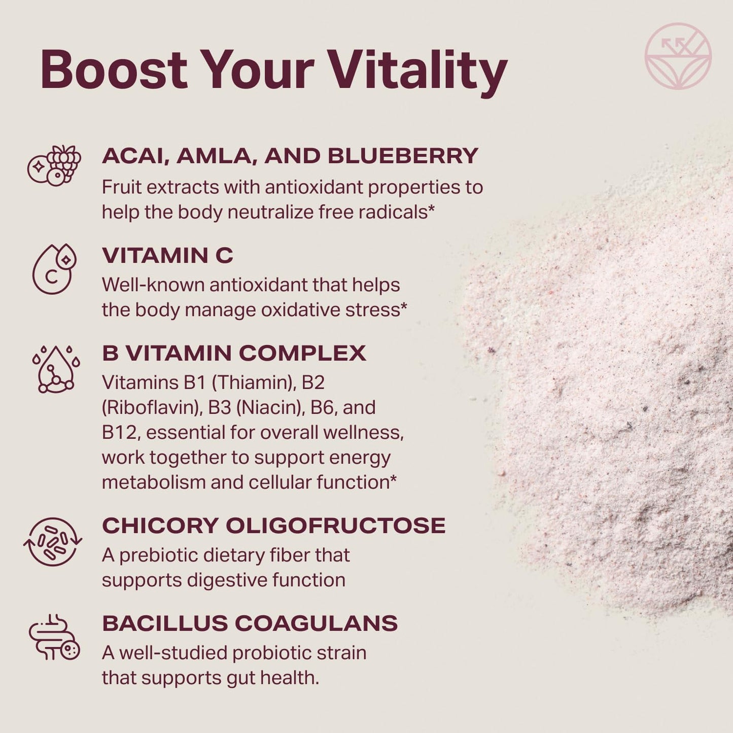 Proper, The Purples Nutrient-Dense Superfood Powder - Antioxidant Supplement and Cellular Support – Acai, Amla, Blueberry, Vitamin C, B Vitamins & More - Enhanced with Prebiotic Fiber & Probiotics ProperBuy Supplements Australia