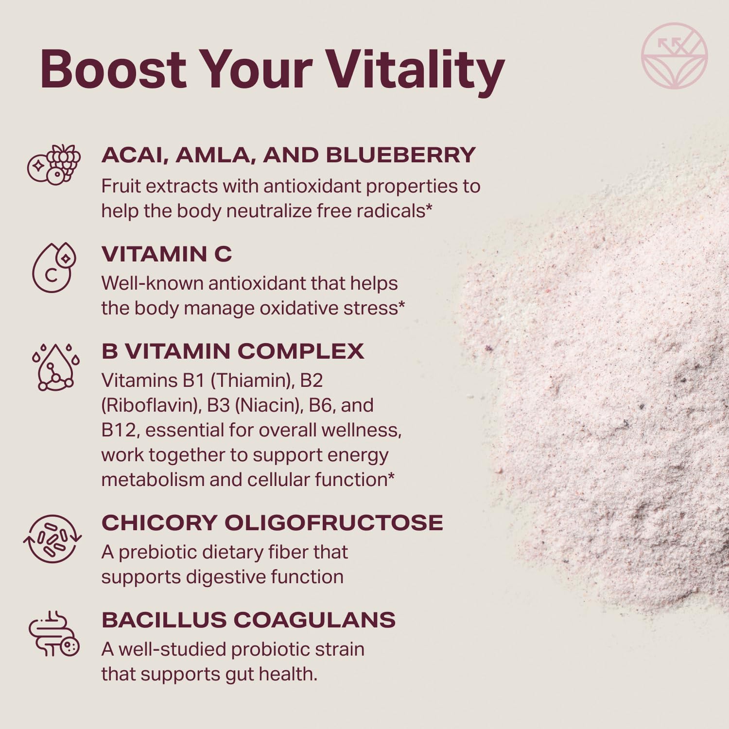 Proper, The Purples Nutrient-Dense Superfood Powder - Antioxidant Supplement and Cellular Support – Acai, Amla, Blueberry, Vitamin C, B Vitamins & More - Enhanced with Prebiotic Fiber & Probiotics ProperBuy Supplements Australia