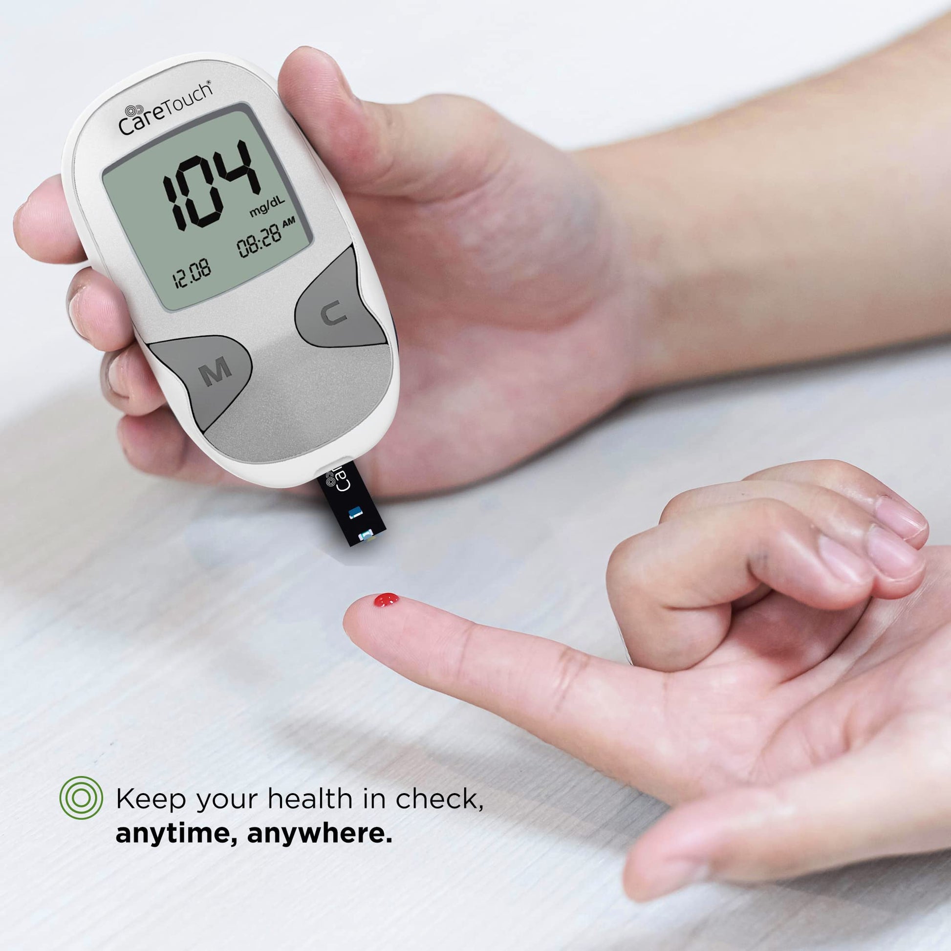 Care Touch Blood Glucose Meter Kit - Diabetes Testing Kit with Glucometer Care TouchBuy Supplements Australia