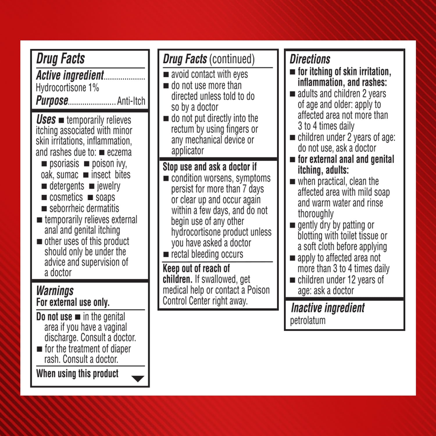 Cortizone-10 Maximum Strength Water Resistant Itch Relief Ointment, 1% Hydrocortisone, Fast-Acting, Anti-Itch Cream for Bug Bites, Rash, Eczema, Psoriasis, Poison Ivy, Oak, Sumac & More, 2 oz Cortizone 10Buy Supplements Australia
