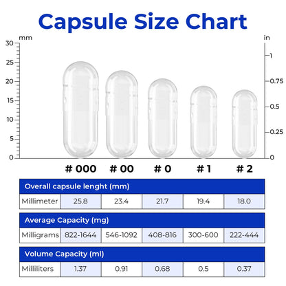 ATLEMISME Empty Vegan Capsules Size 2 - Empty (100 Count) DIY Filling - Veggie Capsules with 2 Micro Lab Spoons for Filling ATLEMISMEBuy Supplements Australia